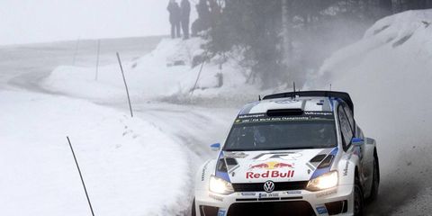 S&eacute;bastien Ogier struggled on day two of Rally Sweden.