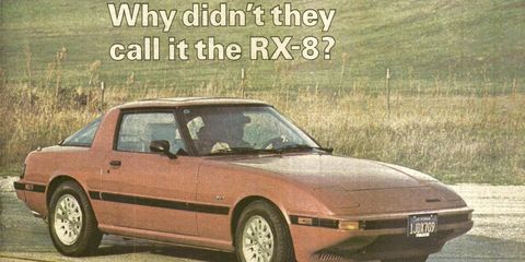 "Why didn't they call it the RX-8?" we asked in our Jan. 2, 1984 issue.