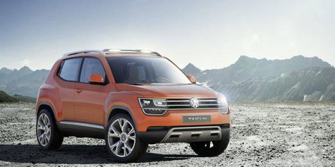 The VW Taigun debuted Wednesday in India.