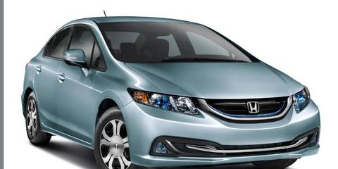 The 2014 Honda Civic Hybrid goes on sale Feb. 5.