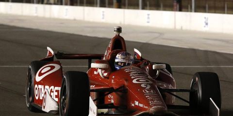 Scott Dixon, shown racing last year, hasn't tested much this off season in his IndyCar.