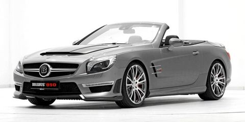 Those who think an SL63 AMG is not powerful enough should like this offering by Brabus.