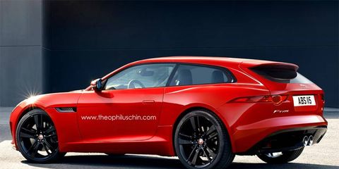 Expect Jaguar to build this F-Type Shooting Brake around 2000-never.