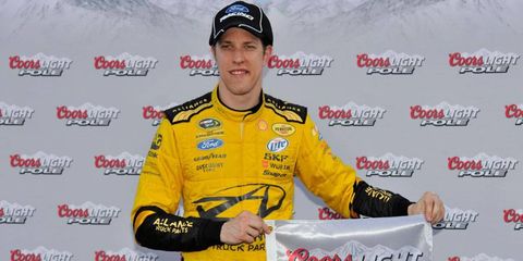 Brad Keselowski will be on the pole for Sunday's NASCAR Sprint Cup Series race at Phoenix.