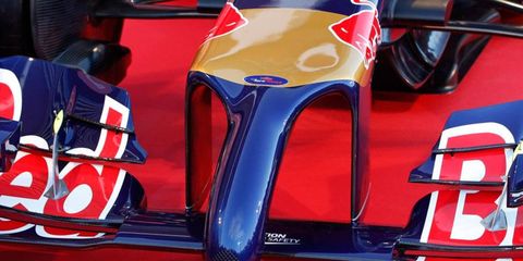 The nose on the Toro Rosso Formula One car has turned a few heads in test sessions this season.