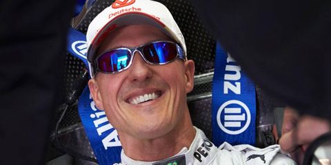 Michael Schumacher raced in the United States at Circuit of the Americas in 2012.