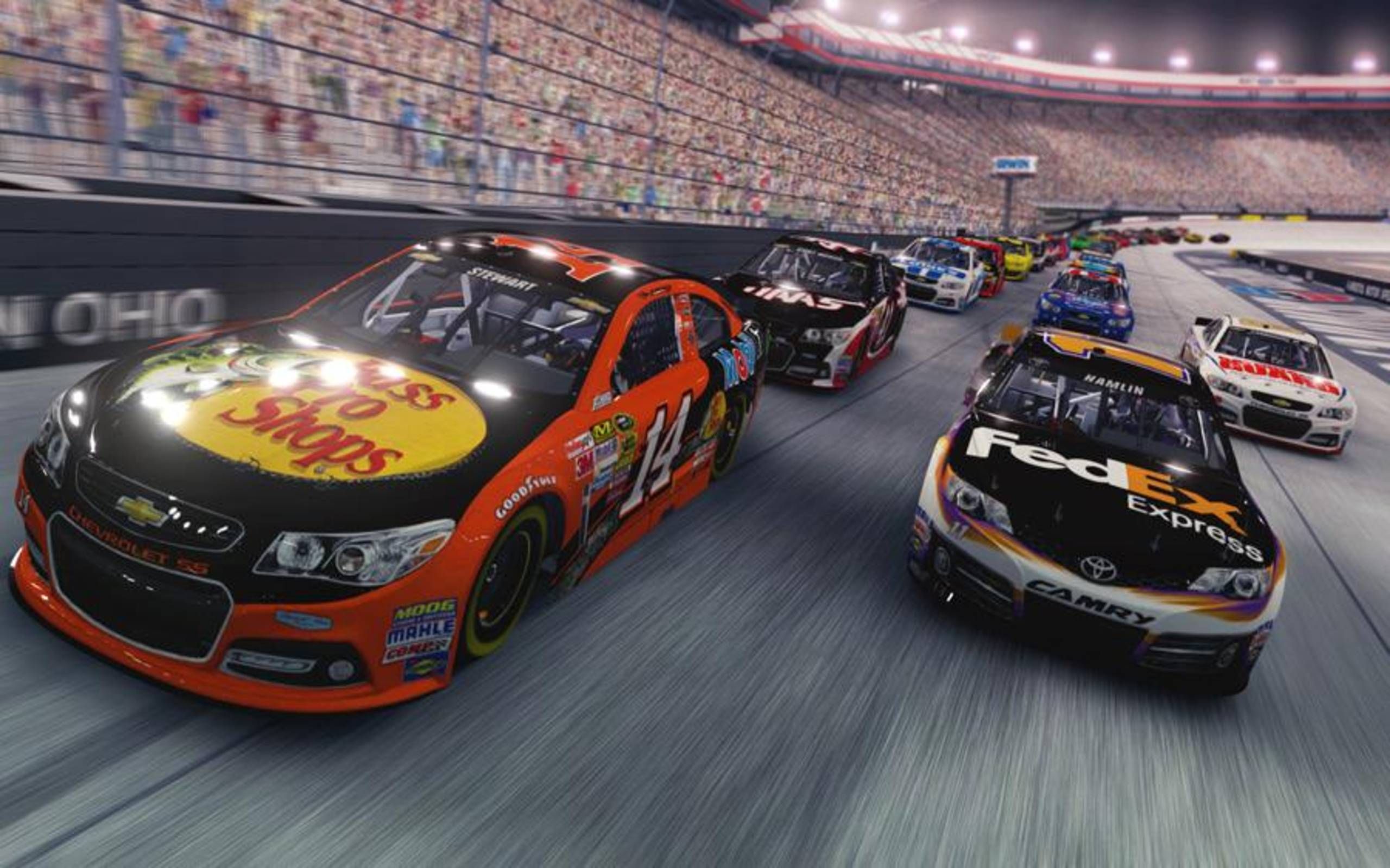 Crashes, dashes and paint splashes in NASCAR 14