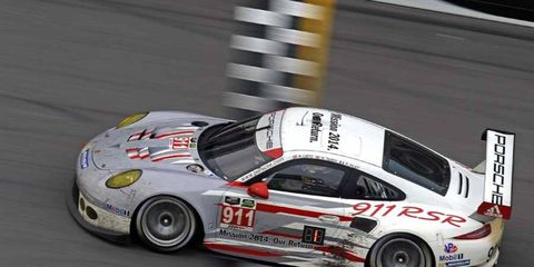 The factory-backed Porsche 911 RSR is coming off a win in the Rolex 24 at Daytona.