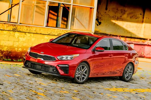 The 2019 Kia Forte starts at about $19K.