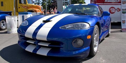 A first-generation Dodge Viper like this one has been at South Puget Sound Community College for seven years.