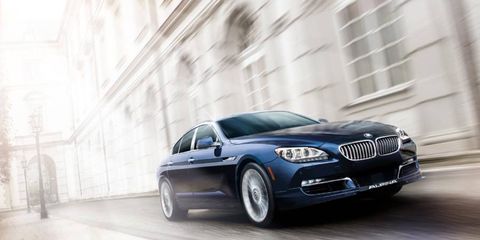 The 2014 BMW Alpina B6 xDrive Gran Coupe goes on sale in April.