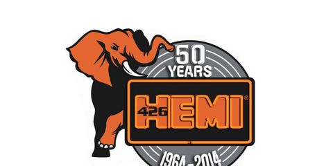 The 7.0-liter elephant reigns supreme in 2014 426 logo.
