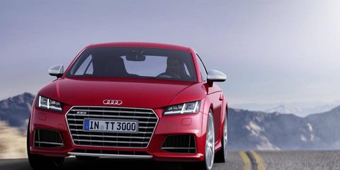 The next Audi TT debuted at the Geneva motor show.