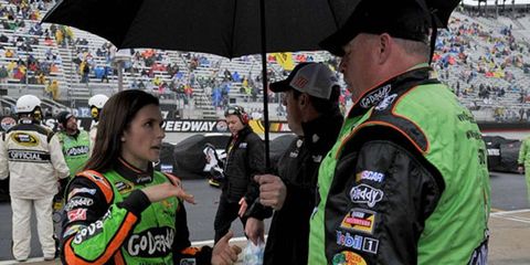 Danica Patrick waited out two rain delays on her way to an 18th-place finish at Bristol on March 16.