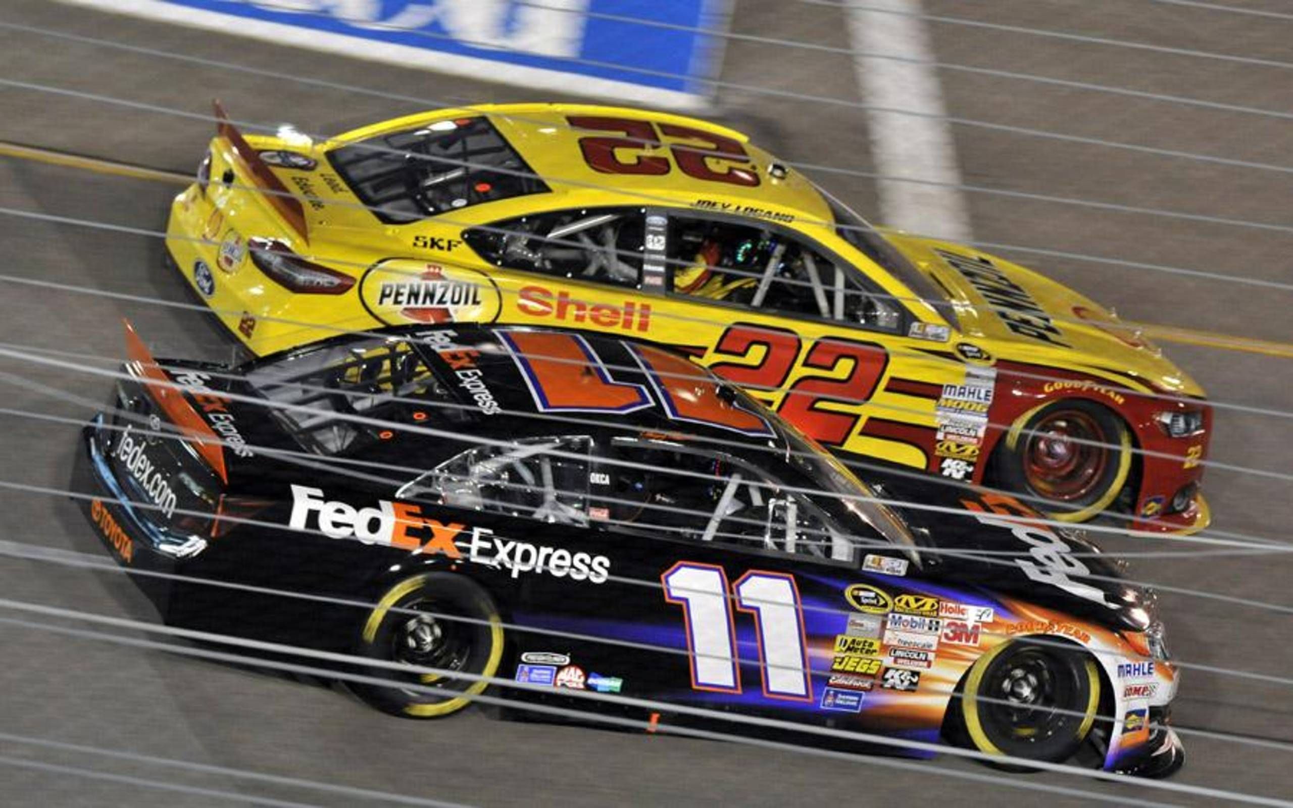 A Year Later, NASCAR Drivers Denny Hamlin And Joey Logano Learn To Coexist