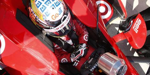Scott Dixon, shown, and Tony Kanaan talked about Kurt Busch running the Indy 500 and the Coke 600 and why more IndyCar drivers don't attempt the "Double."