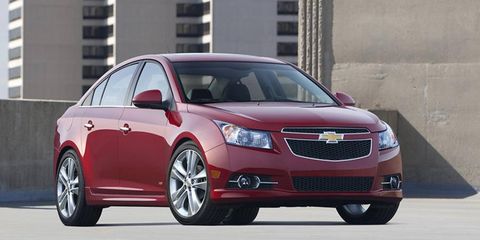 Chevrolet has issued a stop-sale order on Thursday, March 27 for some 1.4-liter turbo-engine Cruze sedans.