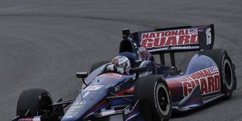 Graham Rahal will be driving the National Guard car for the 2014 IndyCar season.