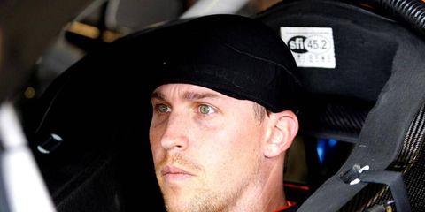 On Wednesday, doctors removed a piece of metal from Denny Hamlin's eye. Hamlin wasn't permitted to drive in last week's race in Fontana because medical staff believed a sinus infection was causing blurred vision.