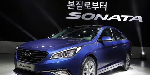 Hyundai introduced the next Hyundai Sonata in Korea.