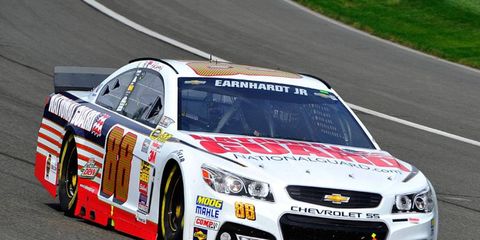 Dale Earnhardt Jr. appears interested in trading in his Chevrolet SS for am Indy car -- at least for one day.