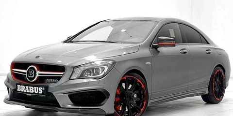 Brabus has managed to squeeze an extra 39 hp out of the same 2.0-liter inline-four engine that power the stock CLA 45 AMG.