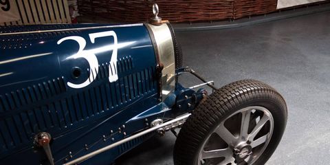 Imagine driving to work in a vintage, not-so-vintage Bugatti.