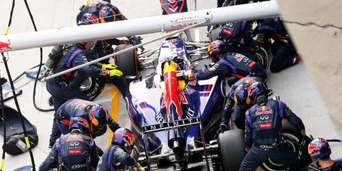 An error attaching a tire cost Daniel Riccardo a 10-place grid penalty for the Bahrain Grand Prix on April 6.