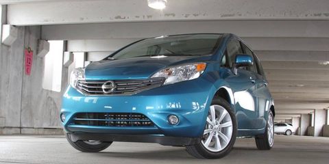 The Nissan Versa Note is the hatchback version of the Versa.