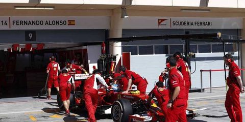 Problems for Ferrari were consistent throughout Bahrain testing.