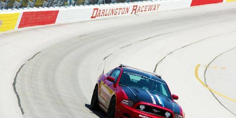 This weekend's NASCAR race at Darlington will be paced by the 2015 Mustang GT Aluminator XS.