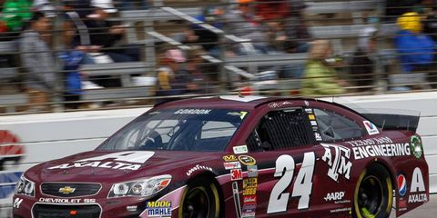 Jeff Gordon took over the NASCAR Sprint Cup Series points with his second-place finish on Monday at Texas Motor Speedway.