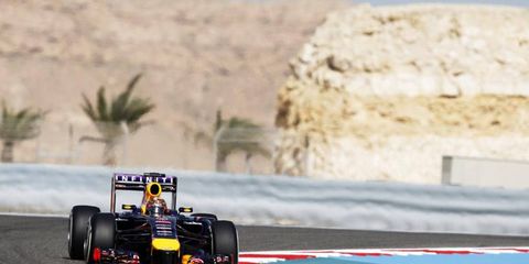 Reigning Formula One champion Sebastian Vettel came in seventh at Bahrain practice on Friday.