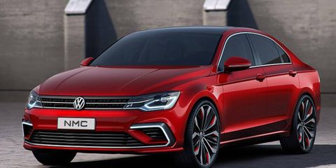 The New Midsize Coupe is debuting at the China motor show, an important market for Volkswagen.