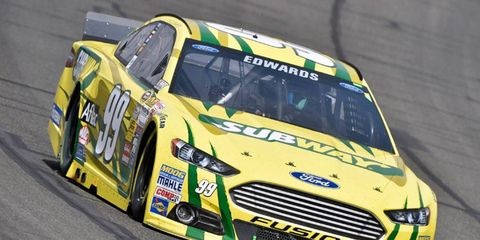Subway is a sponsor of Carl Edwards in the NASCAR Sprint Cup Series.