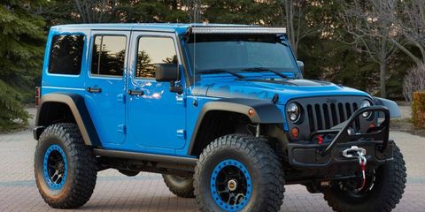 The Jeep Wrangler Maximum Performance was one of six concepts revealed at an event in Auburn Hills on Thursday.