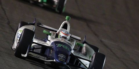 Simona de Silvestro, shown last year driving in IndyCar, recently completed her first day of Formula One testing.