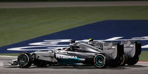Lewis Hamilton and Nico Rosberg of Mercedes have combined to win the first four races of the 2014 Formula One season.