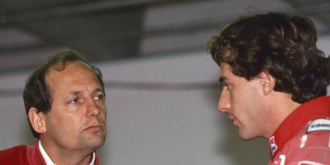 McLaren boss Ron Dennis, left, had a special bond with Ayrton Senna.