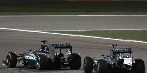Nico Rosberg and Lewis Hamilton have distanced themselves from the field in every F1 race so far this season.