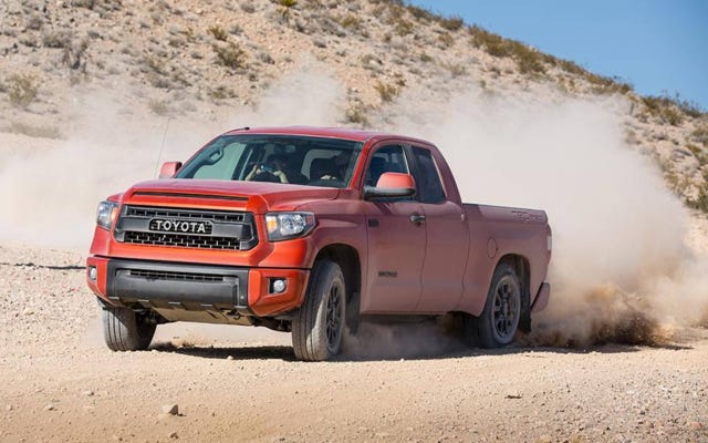 Storming the Nevada desert in the TRD Pro 4Runner, Tundra and Tacoma