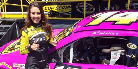 Julianna White is one of three ambassadors that make up the "Miss Sprint Cup" lineup.
