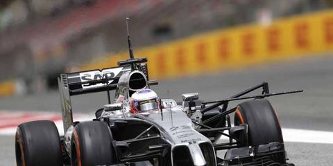 Jenson Button and the rest of Formula One is still chasing the Mercedes team in the 2014 standings.