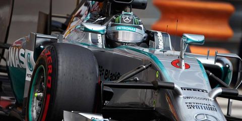 Nico Rosberg is second in the Formula One points chase behind teammate Lewis Hamilton.
