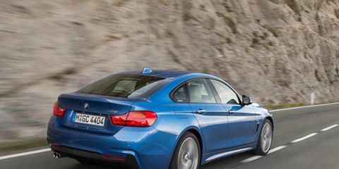 The 2015 BMW 4-Series Gran Coupe lineup includes the 428i and 435i Gran Coupe models.