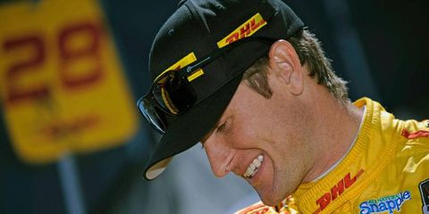 Indianapolis 500 winner Ryan Hunter-Reay can once again smile for his camera.