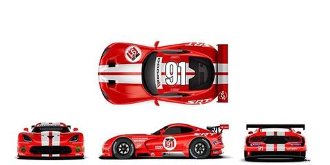 The new-look Dodge Viper SRT GTS-R will be seen at the Sahlen&#8217;s Six Hours of the Glen race.