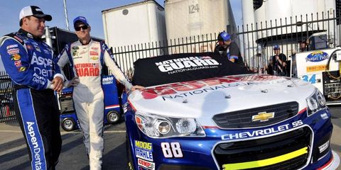 Dale Earnhardt Jr. apparently forgot he agreed to take Ryan Newman to Michigan on Friday morning. Earnhardt's plane left without the other driver.