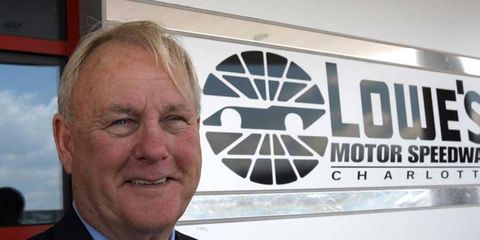 Humpy Wheeler retired in 2008 as president of Lowe's Motor Speedway in Charlotte, N.C.