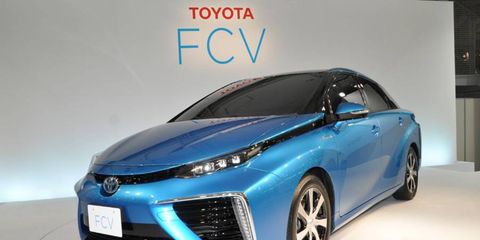 Toyota unveiled the FCV in Japan.